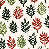 Enchanted Forest Leaf Motif Inspired Treasure(Red)