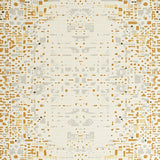 Contemporary Beige Animal Print Area with Geometric Cheetah Design(Ivory)