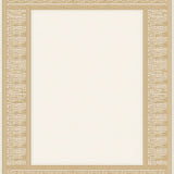 Basketweave Inspired with Interlocking Square Border(Beige)