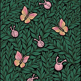 Mystical Woodland Creatures Amongst Lush Foliage (Green) - ODIKA