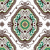 Boho Paisley Bloom Aesthetic Farmhouse(Brown)