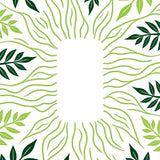 Enchanted Woodland Fern with Stylized Nature(Green)