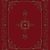 Enchanted Blossom Tapestry Artisan Handwoven Excellence(Red)