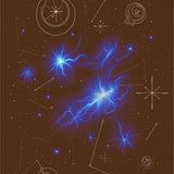 Celestial Dreamscape Nebula Constellation Mystical Night(Brown)