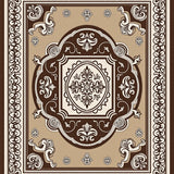 Interlocking Damask Symphony Heirloom Treasure(Beige)