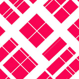 Traditional Buffalo Check with Strong Contrasting Grid and Symmetrical Layout(Pink)