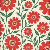 Botanical Garden Blossoms Artistic Enchanted Pathway(Red)