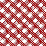 Tartan Inspired Welcome with Highland Stripe Configuration(Red)