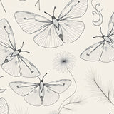 Celestial Moth Wings with Moon Phase(Ivory)