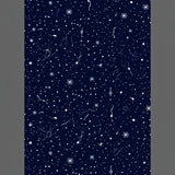 Celestial Dreamscape Twinkling Night Sky Plush Shag Decoration (Blue)