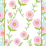 Enchanted Arboretum with Cascading Bloom Clusters and Subtle Vine Details(Pink)