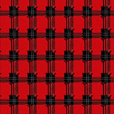 Crisscross Grid Highland Tartan Traditional Festive(Red)