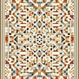 Artisan Crafted Geometric Area with Rich Earthy Tones and Unique(Beige)