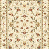 Beige Floral Runner for Kitchen and Hallway(Beige)