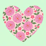Whimsical Floral Showcasing Layered Blooming Roses(Pink)