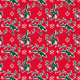 Yuletide Rose Briar Interlocking Floral Art(Red)