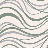 Contemporary Abstract Waves with Subtle Neutral Tones and Flowing Lines(Beige)
