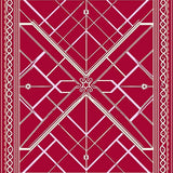 Art Chevron Ornamentation with Twinkling Holiday Spark(Red)