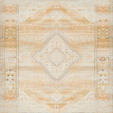 Distressed Boho With Protective Backing For Contemporary Space(Beige)