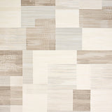 Geo Driftwood Textured Neutral Abstract Runner(Beige)