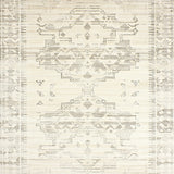 Contemporary Distressed Beige Showcasing Unique Geometric Designs(Beige)