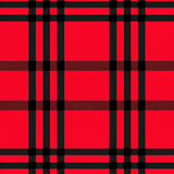 Traditional Tartan Inspired with Strong Contrast Layout(Red)