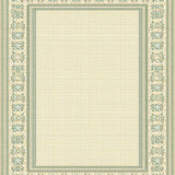 Ancient Scroll Area Sage Beige Artistic Swirl Design(Beige)