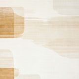 Beige and Cream Gradient with Rustic Boho Style Abstract Motifs(Beige)