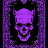 Mystical Skull Patterned Art(Purple)