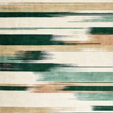 Abstract Linear Design Patio Backyard(Green)