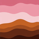 Mountain Horizon Sunset Gradient (Pink) - ODIKA
