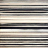 Elegant Transitional Area with Alternating Black Beige Bands(Beige)