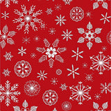Festive Snowflake Winter Holiday Accent Decorative Throw(Red)