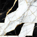 Black Gold Marble Abstract(Black)