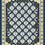 Front Entrance Rug with Psalm Blessing(Blue)