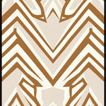 Contemporary with Subtle Tone Variations and Crisp Angles (Brown) - ODIKA