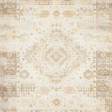 Boho Chic Hallway Faded Neutral Area(Beige)