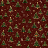 Holiday Evergreen Forest with Starlight Accents(Brown)