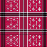 Winter Wonderland Tartan Frosty Crystal Celebration(Red)