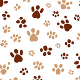 Paw Print Trail Design Entry with Absorption Technology (Brown)