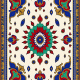 Boho Paisley Mosaic Luxurious Eclectic Jewel(Red)