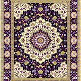 Beige Denim Area(Purple)