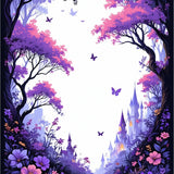 Enchanting Hummingbird Dreamscape(Purple)