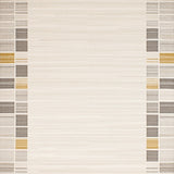 Beige Area Texture & Modern Geometric Border(Beige)