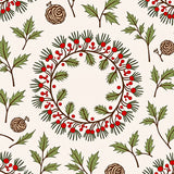 Yuletide Botanical Wreath Elegant Floret(Red)