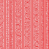 Festive Cane Swirl Plush(Red)