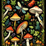 Chic Black and Foliage(Red)