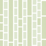 Contemporary Checkered Design with Layered Bands and Muted Hues(Green)