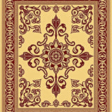 Ancient Arabesque Exotic Artistic Luxurious Timeworn Sophisticated(Beige)