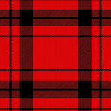 Nordic Winter Plaid with Scandinavian Starburst Accents(Red)